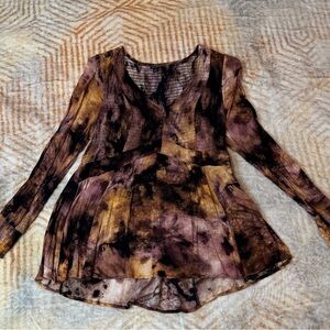 Torrid Multicolor Long Sleeve Blouse